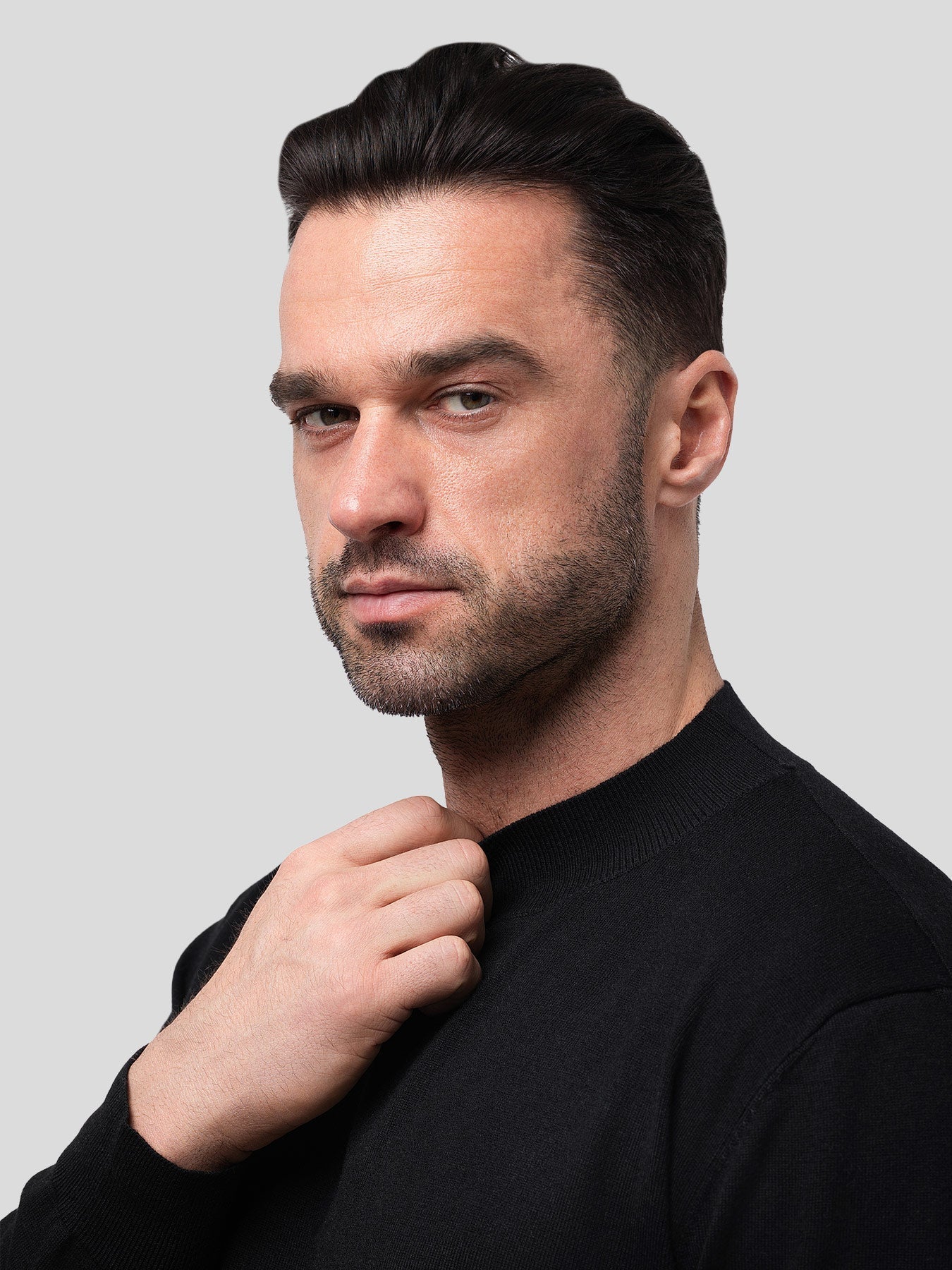 GentleKnit Ultra-Soft Mock Neck Sweater