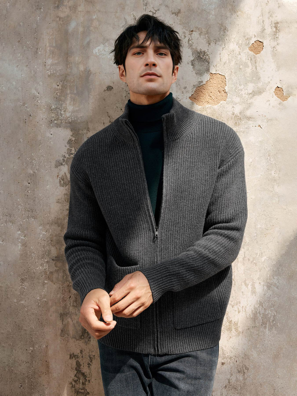 GentleKnit Full Zip Sweater Jacket