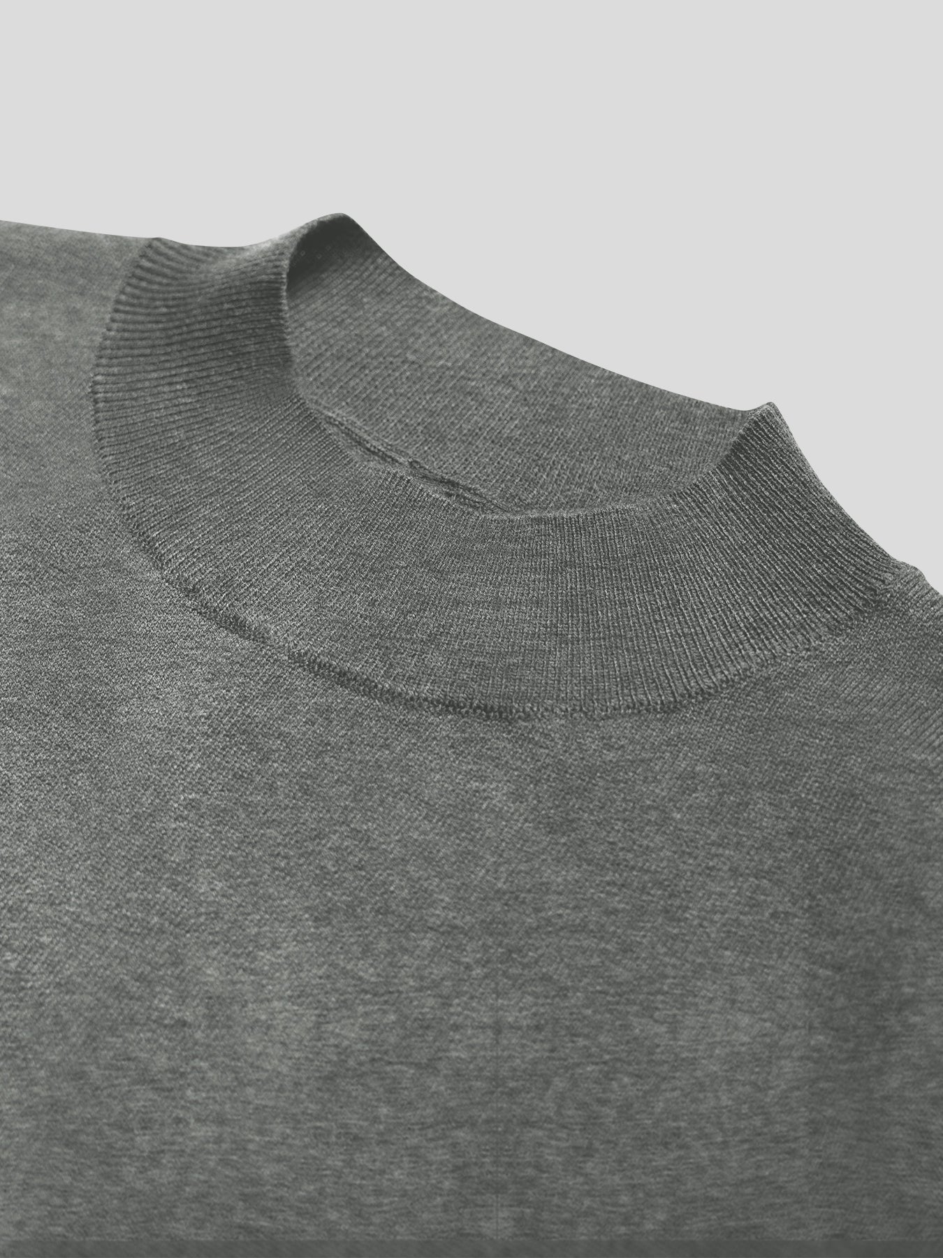 GentleKnit Ultra-Soft Mock Neck Sweater
