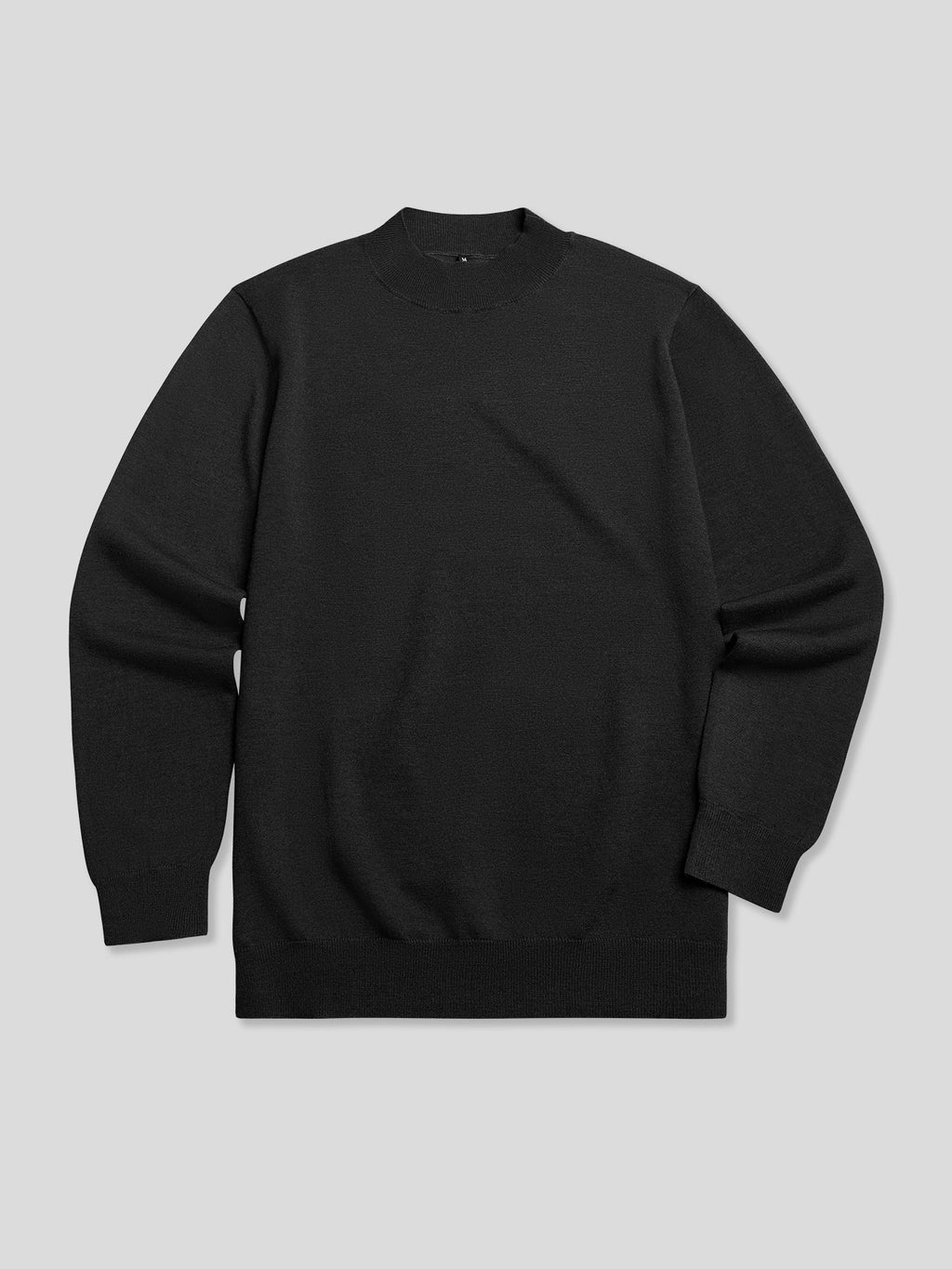GentleKnit Ultra-Soft Mock Neck Sweater